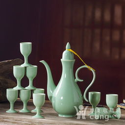 山水龍鳳兩用酒具 陶瓷工藝與紀念價值的完美融合